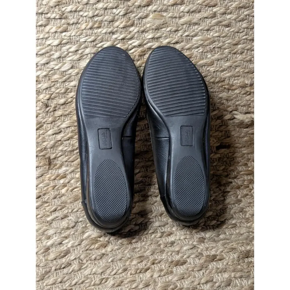 New! Life Stride Soft System Shoes Womens 9 W Black Loafers Slip On Career